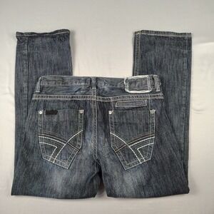 Helix Slim Fit Jeans Men's 36x32 Dark Wash Straight Leg 100% Cotton Denim